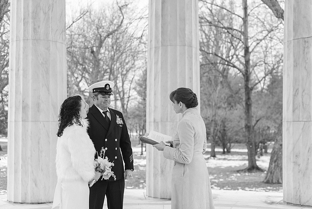 DC war memorial wedding ceremony 