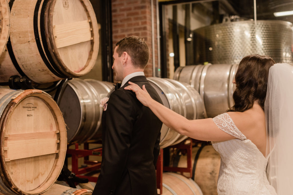 First look in the barrel room at city winery